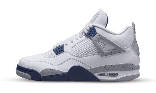 Air Jordan 4 Retro White Midnight Navy - Sneaker Totaal